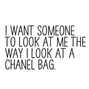 I want someone to look at me